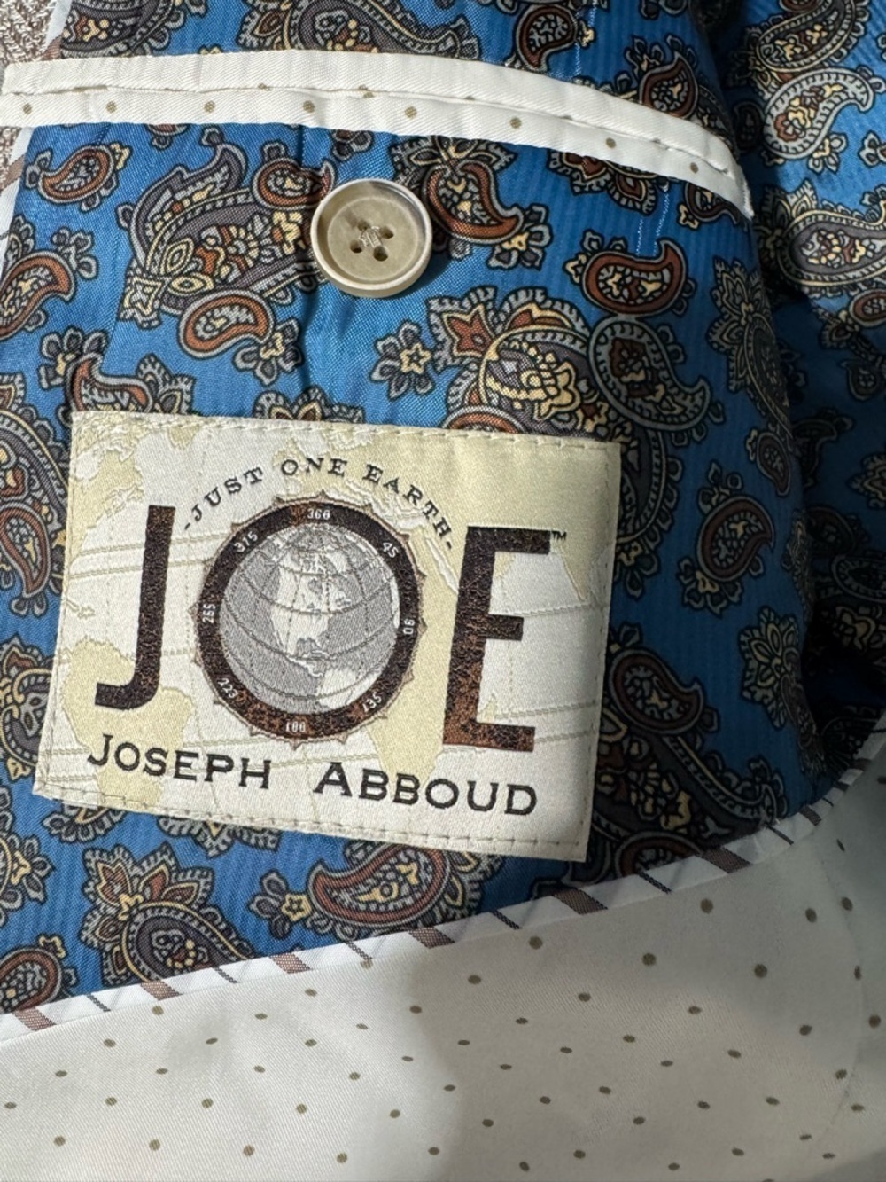 Joseph Abboud “Joe” Linen Blazer 36S Prom Wedding Guest Business Classic Summer - Picture 6 of 12